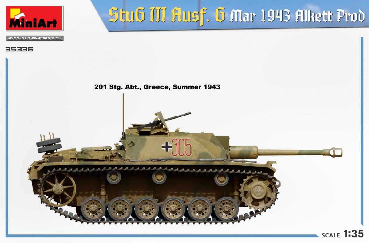 Mini Art 35336 StuG III Ausf. G Mar 1943 Alkett Prod 1/35 – zdjęcie 3