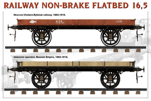 MiniArt 39004 RAILWAY NON-BRAKE FLATBED 16,5 t 1/35 – zdjęcie 7
