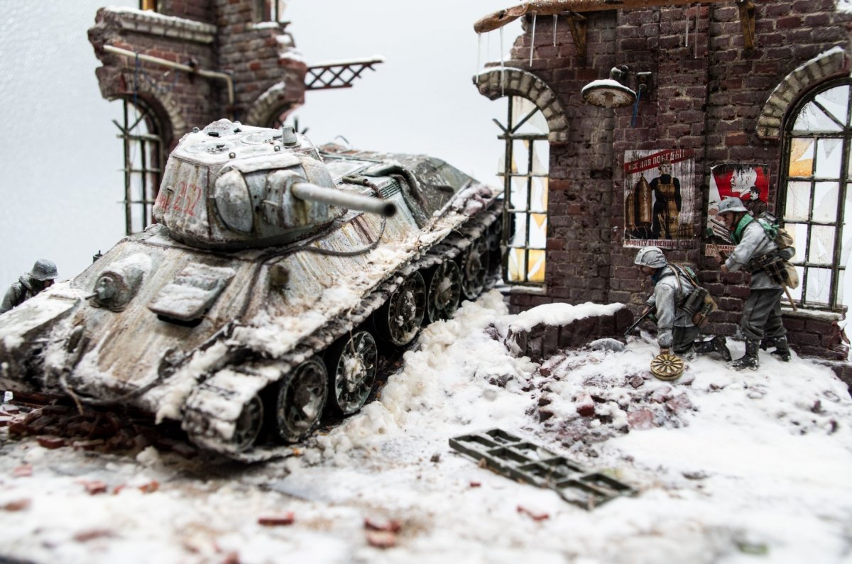 RT-Diorama 35302 Diorama-Base: &amp;quot;Wintergewitter&amp;quot; Operation Winter Storm 1/35 – image 13