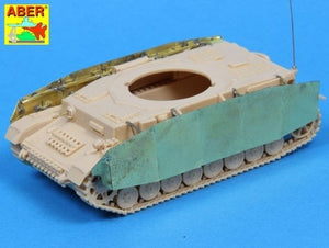 Aber 72A05 Osłony boczne do PzKpfw IV (H.J),Brummbar / Side skirts for PzKpfw IV (H.J),Brummbar 1/72 – immagine 2