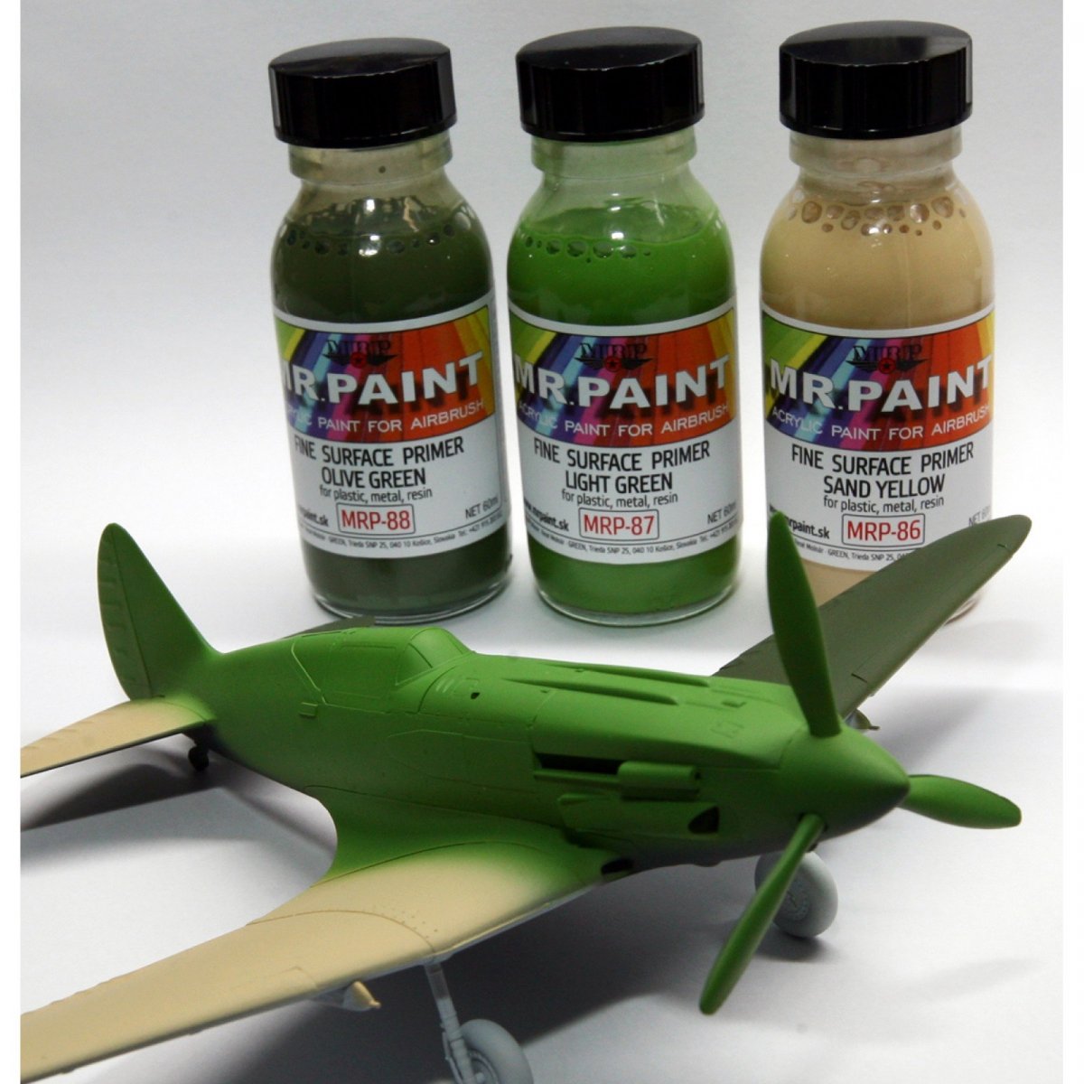 MR. Paint MRP-LPO FINE SURFACE PRIMER-OLIVE GREEN 50ml – zdjęcie 2