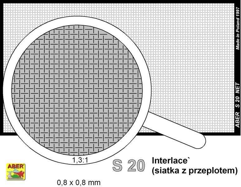 Aber S-20 Net with interlaced mesh 0,8 x 0,8 mm – zdjęcie 2