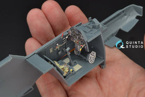 Quinta Studio QD32049 Bf 109E-4 3D-Printed &amp;amp; colored Interior on decal paper (for Eduard kit) 1/32 – image 6