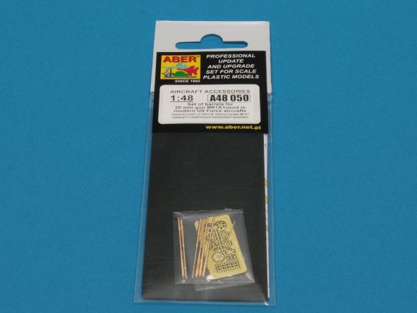 Aber A48 050 Set of barrels for 20 mm gun M61A1used in modern US Force aircrafts 1/48 – zdjęcie 10