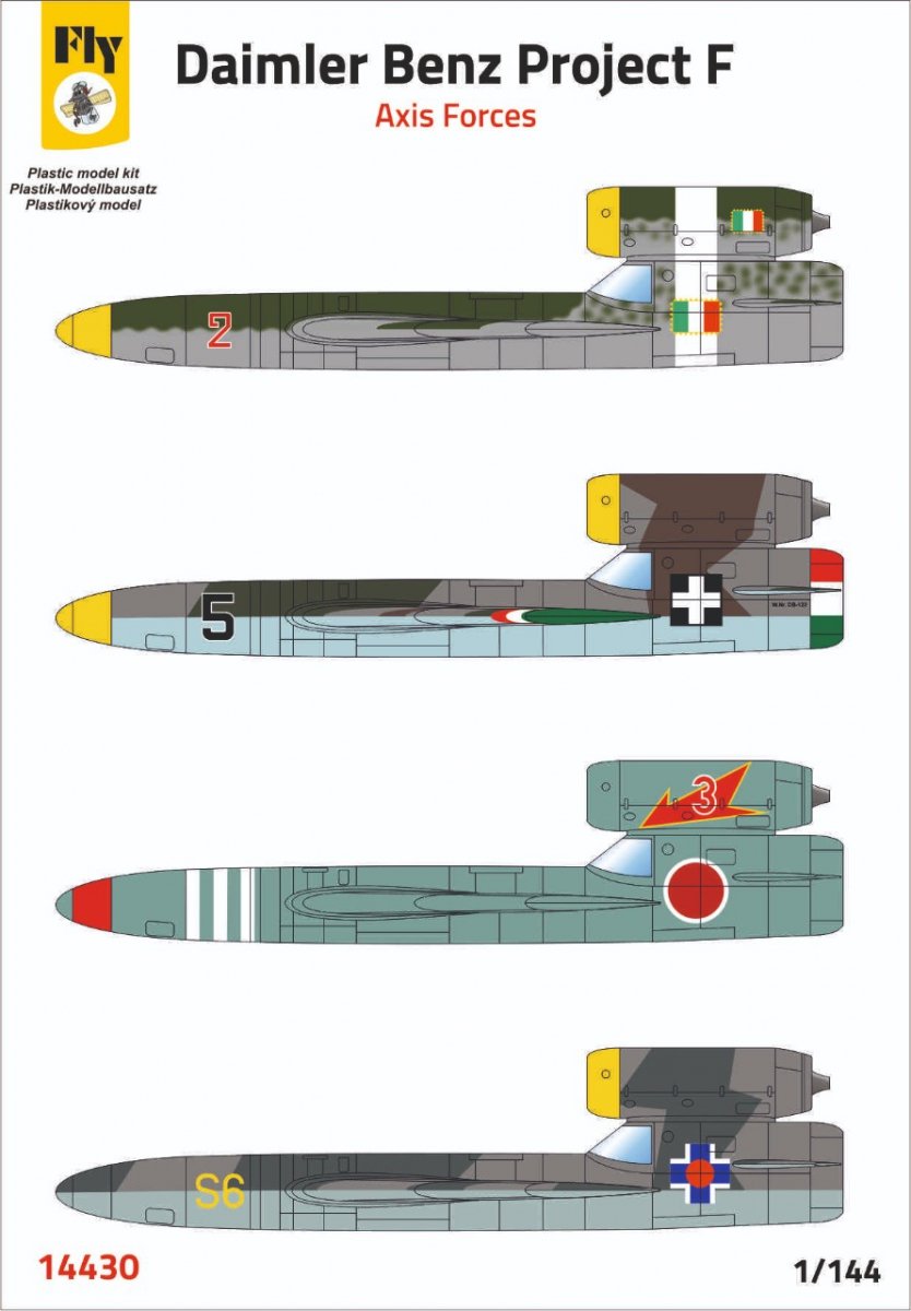 Fly 14430 Daimler Benz Projecct F - Axis Forces 1/144