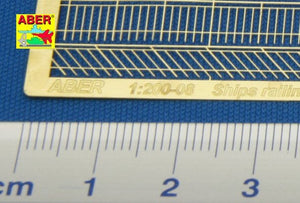 Aber 200-08 Ship railing - vertical bars 1/200 – zdjęcie 3