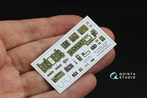 Quinta Studio QD35083 A6M2 Zero (Mitsubishi Prod.) 3D-Printed &amp;amp; colored Interior on decal paper (Border Model) 1/35 – image 3