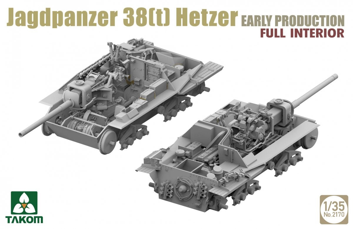 Takom 2170 Jagdpanzer 38(t) Hetzer Early Production Full Interior 1/35 – zdjęcie 3