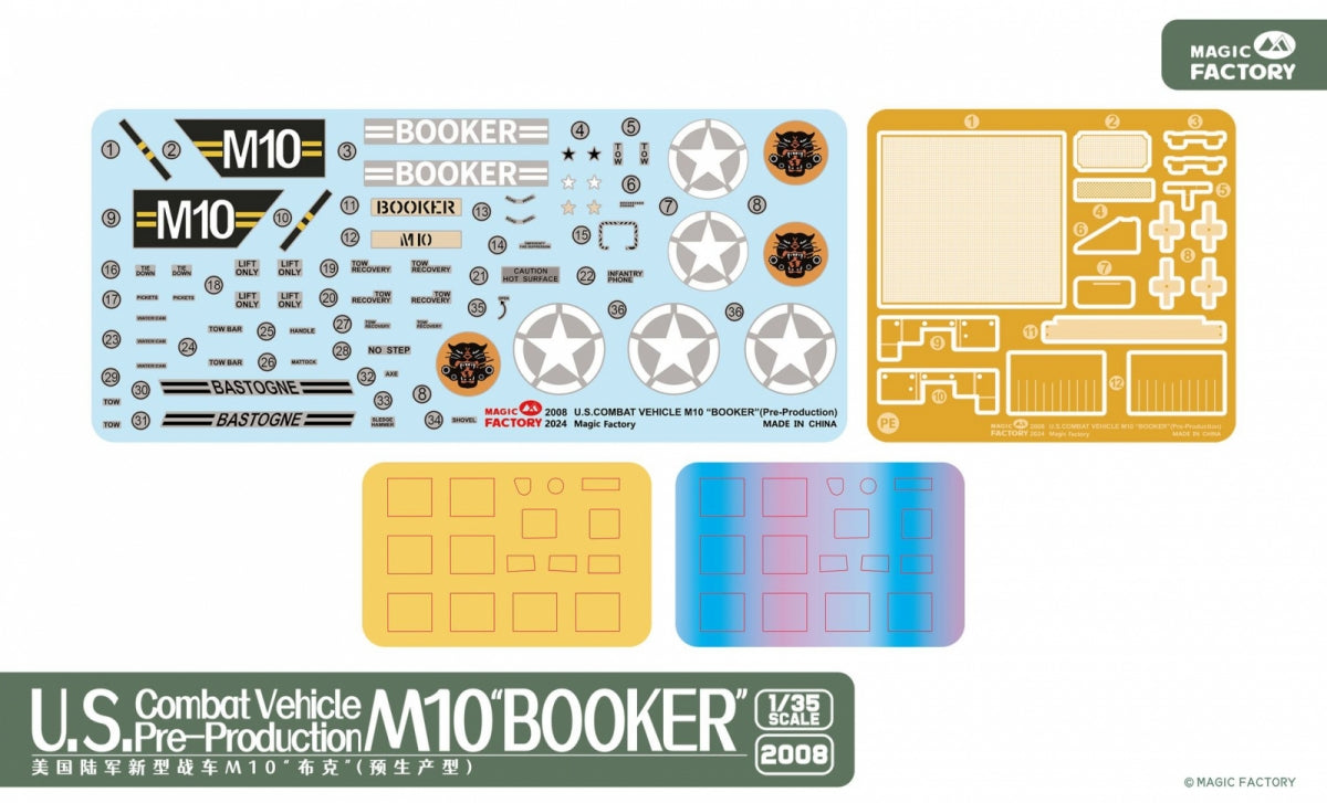 Magic Factory 2008 US Combat Vehicle M10 “Booker” 1/35 – image 9