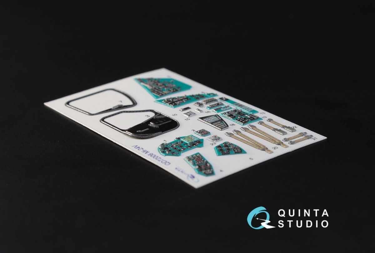 Quinta Studio QD72006 Mi-24V 3D-Printed &amp;amp; coloured Interior on decal paper (for Zvezda kit) 1/72 – zdjęcie 2