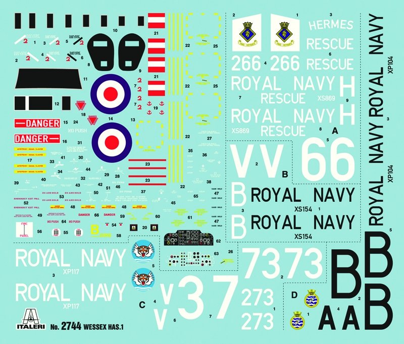 Italeri 2744 WESSEX HAS. 1 1/48 – image 3