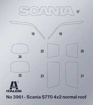 Italeri 3961 Scania S770 4x2 Normal Roof - LIMITED EDITION 1/24 – image 11
