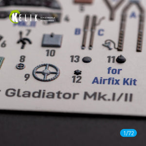 KELIK K72128 Gloster Gladiator Mk.I/II - décalcomanies 3D intérieures pour maquette Airfix au 1/72 – image 4