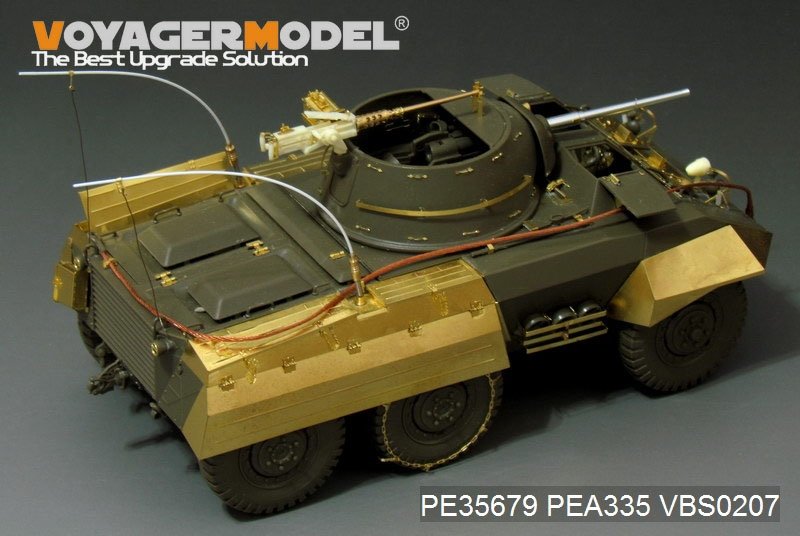 Voyager Model PE35679 WWII US M8 light armored car basic(B ver include Gun barrel）(For TAMIYA 35228) 1/35 – zdjęcie 3