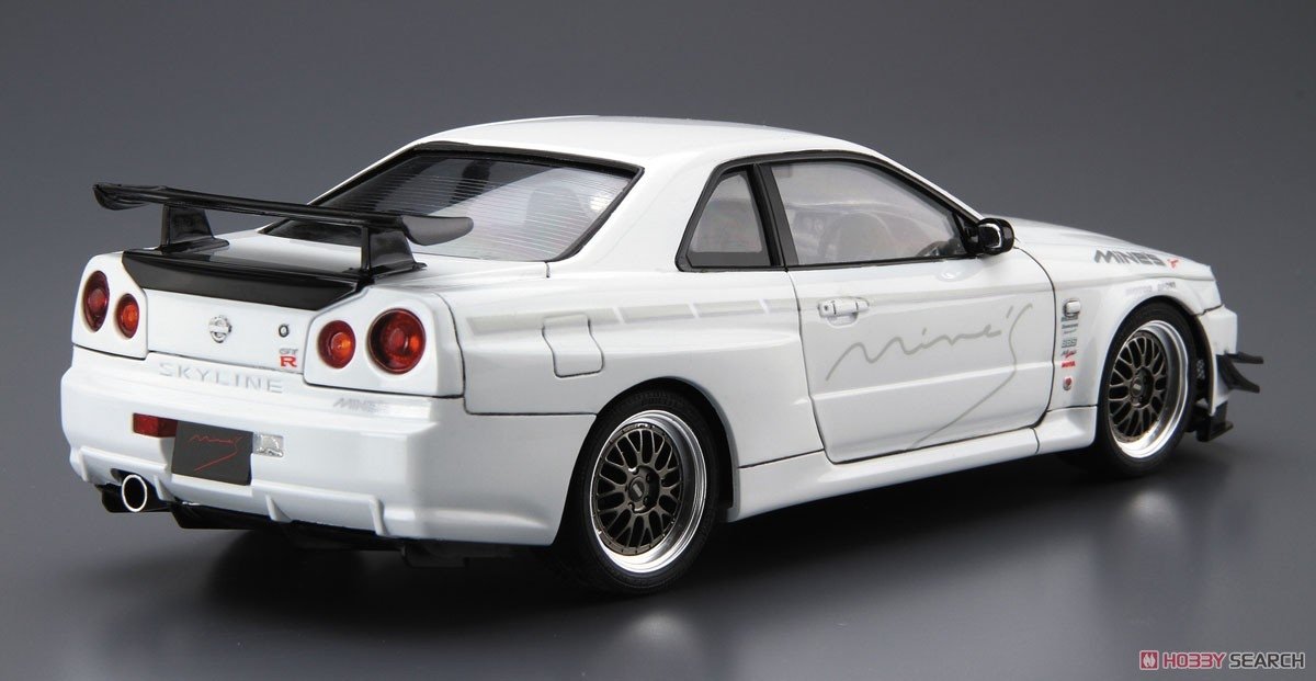 Aoshima 05986 Nissan Skyline GT-R R34 BNR3 1/24 – Bild 3