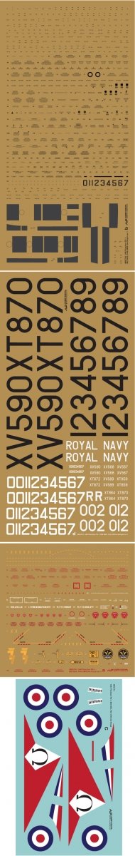 HobbyDecal AL48007V1 Pahntom FG.1 892 Nas, HMS FAA Ark Royal 1/48 – zdjęcie 3