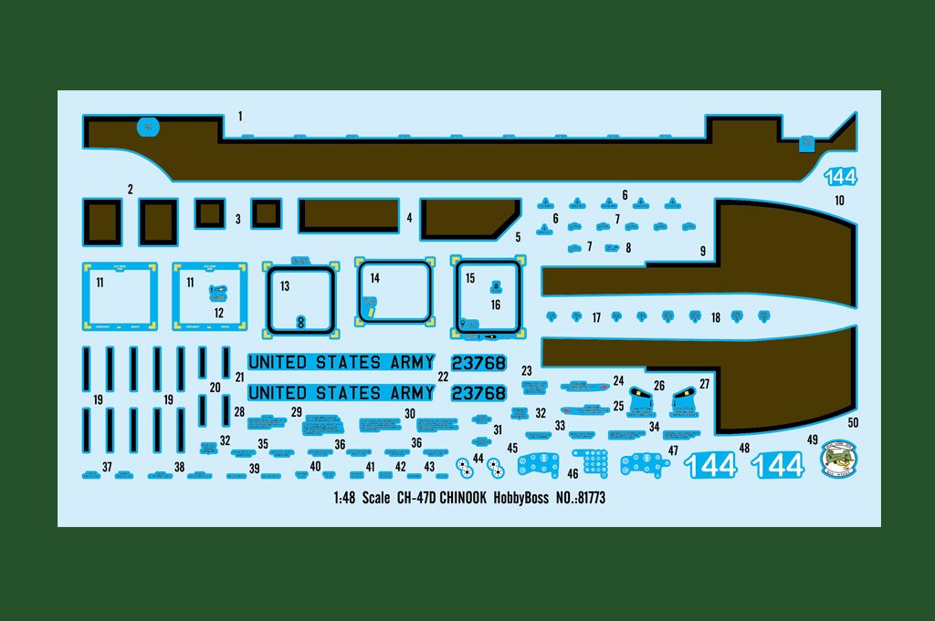 Hobby Boss 81773 CH-47D CHINOOK 1/48 – zdjęcie 3