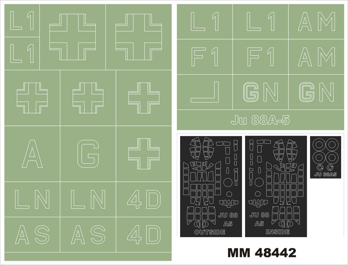 Montex MM48442 Ju-88A-5 ICM 1/48