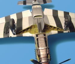 Aires 4219 Baie de train d'atterrissage du P-51D Mustang 1/48 TAMIYA