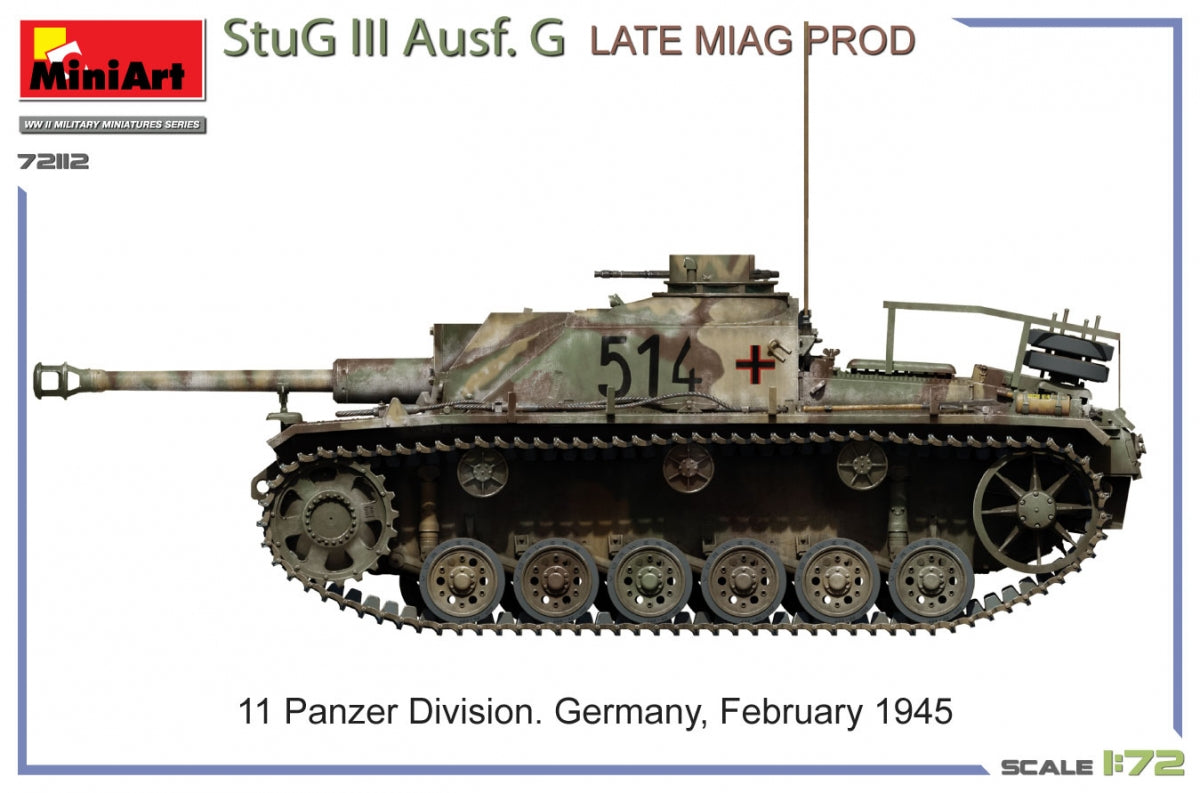 MiniArt 72112 StuG III Ausf. G Late Miag Prod. 1/72 – zdjęcie 4