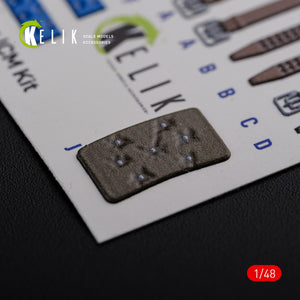 KELIK K48085 KI-21 interior 3D decals for ICM kit 1/48 – zdjęcie 10