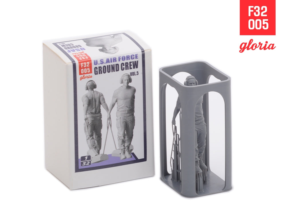 Gloria F32005 Ground Crew US Air Force vol.5 3D Printed Figures 1/32 – zdjęcie 2
