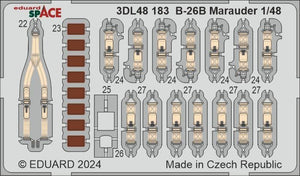 Eduard 3DL48183 B-26B Marauder SPACE ICM 1/48 – zdjęcie 2