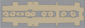 Pontos 35031WD1 SMS Emden/Dresden Wooden Deck set 1/350 – image 2