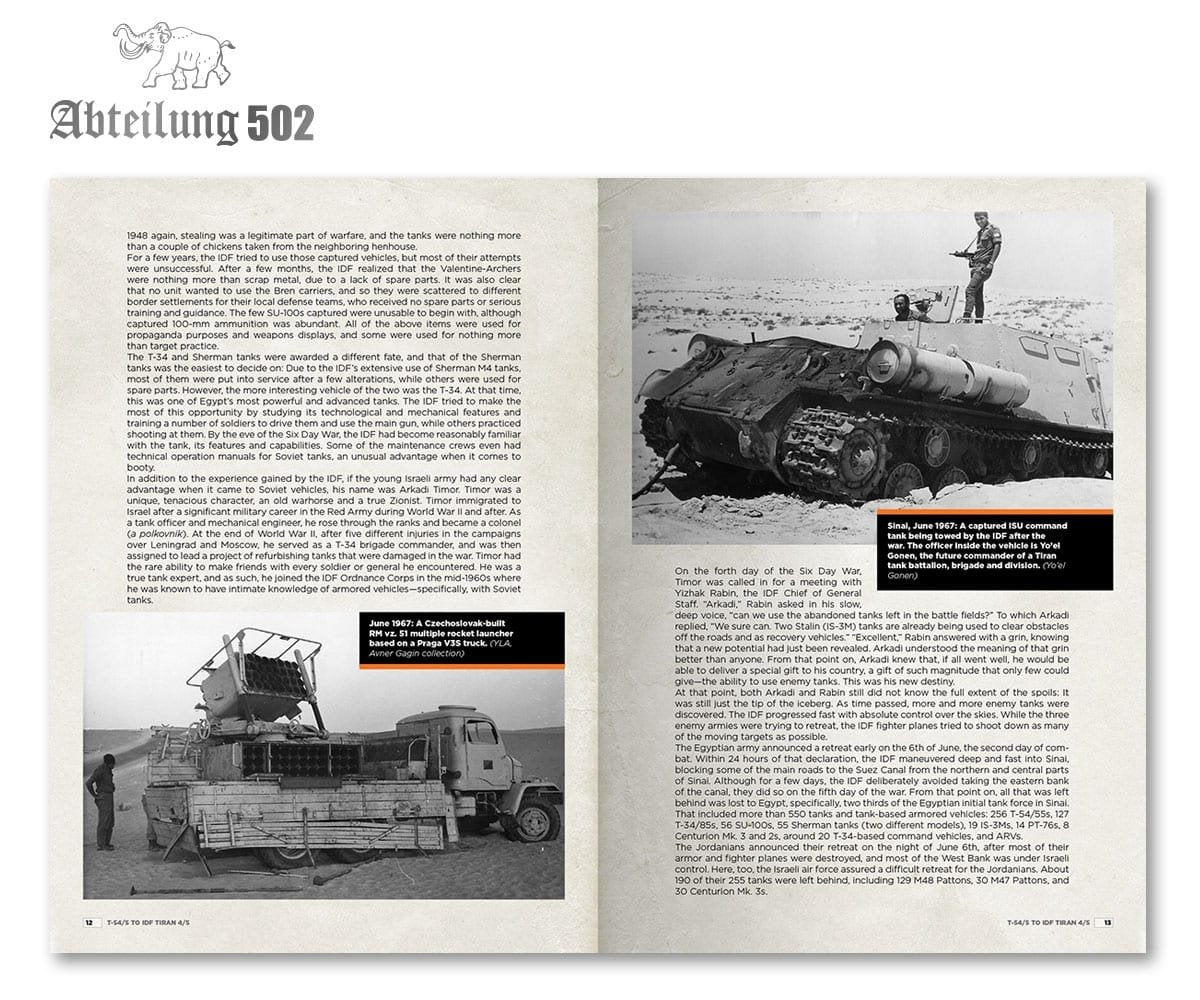 502 Abteilung ABT607 T-54/5 TO IDF TIRAN 4/5 THE BIRTH OF A BASTARD TANK – image 8
