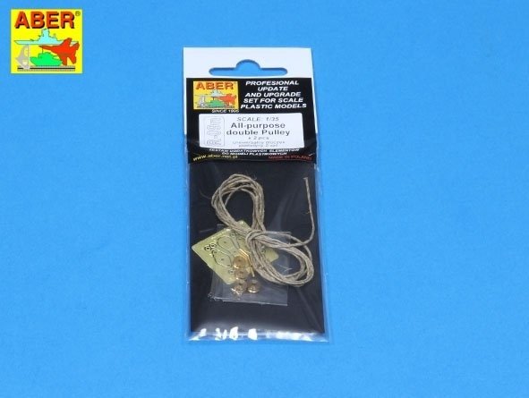 Aber R-09N All-purpose double Pulley x2 pcs. 1/35 – image 4