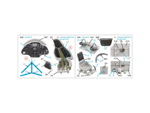 Quinta Studio QD48491 I-16 3D-Printed coloured Interior on decal paper (for Zvezda kit) 1/48 – Bild 2