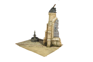 RT-Diorama 35038 Diorama Base: Small Church Corner &amp;quot;Forgotten Sanctuary&amp;quot; 1/35 – zdjęcie 4