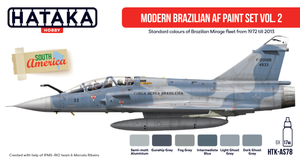 Hataka HTK-AS78 Modern Brazilian AF paint set vol. 2 6x17ml – image 2