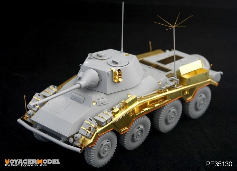 Voyager Model PE35130 Sd.Kfz 234/2 Puma 8 Rad (For DRAGON 6256) 1/35 – image 2