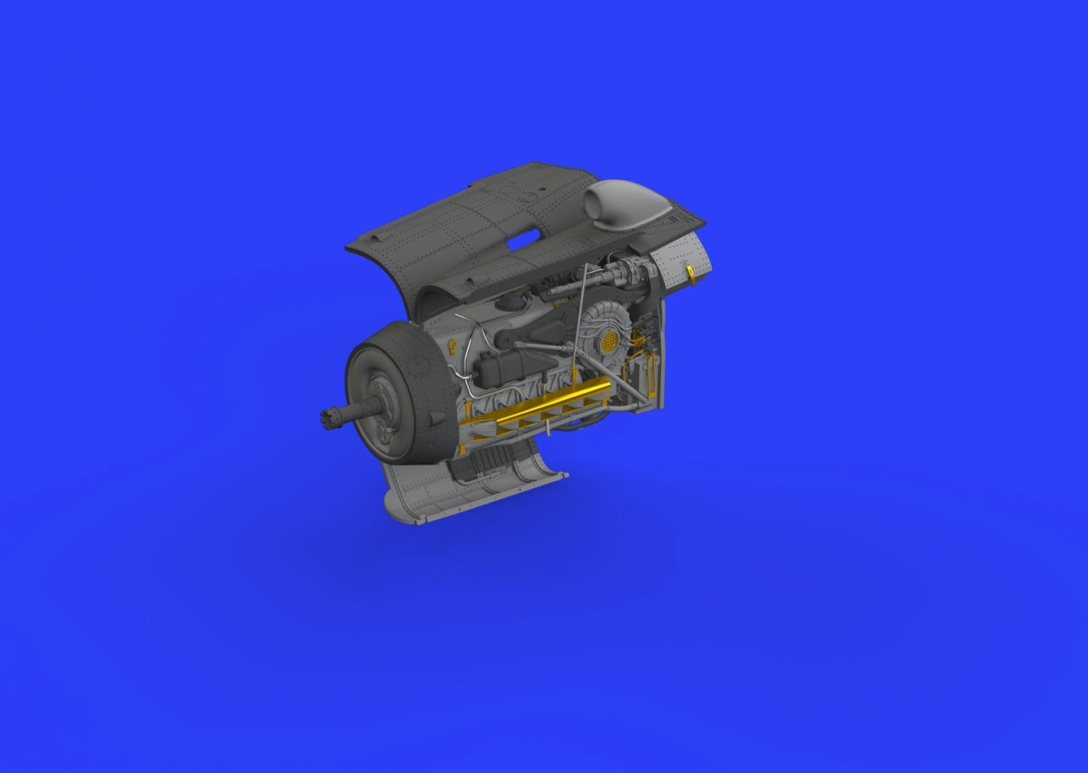 Eduard 648441 Bf 109G-10 engine 1/48 EDUARD – zdjęcie 2