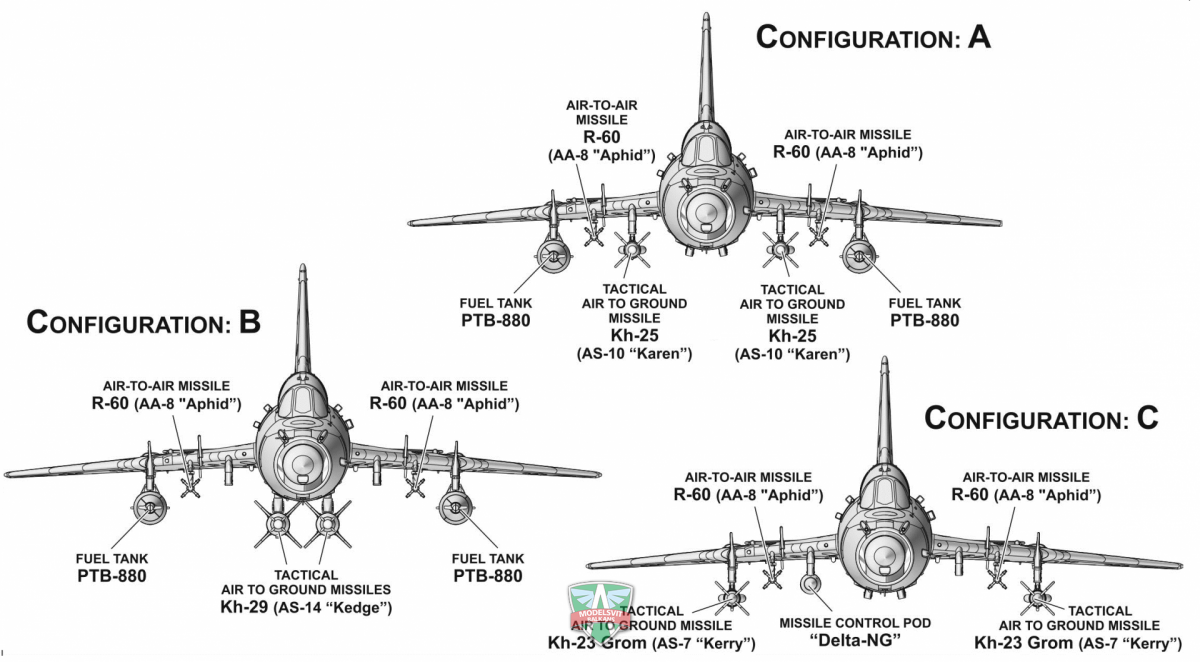 Modelsvit 72044 Sukhoi Su-17M3 &amp;quot;Early vers.&amp;quot; advanced fighter 1/72 – image 3