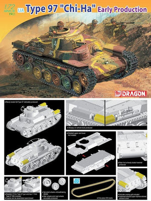 Dragon 7395 Type 97 Chi-Ha Early Production 1/72 – image 2