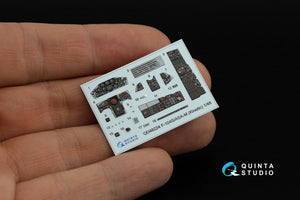 Quinta Studio QD48224 F-104S/ASA-M 3D-Printed &amp;amp; coloured Interior on decal paper (Kinetic) 1/48 – zdjęcie 3