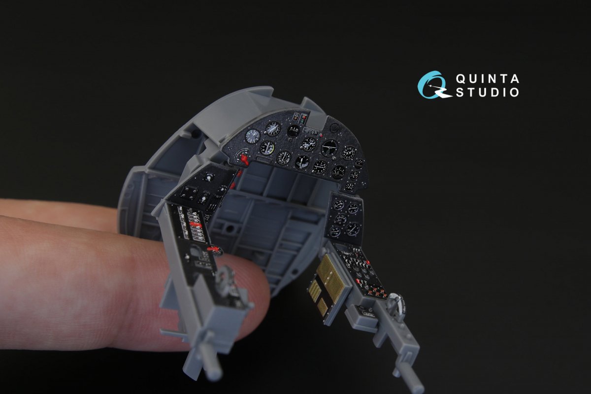 Quinta Studio QD32015 F4U-1 Corsair (Bird cage) 3D-Printed &amp;amp; coloured Interior on decal paper (for Tamiya kit) 1/32 – Bild 4