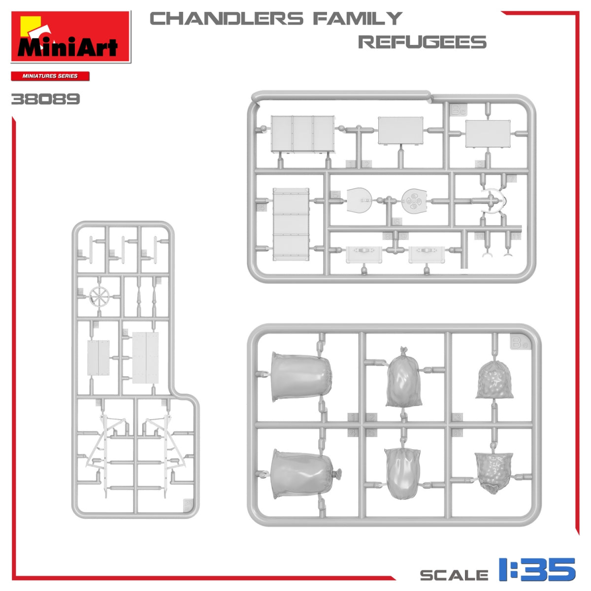 MiniArt 38089 REFUGEES. CHANDLERS FAMILY 1/35 – image 2