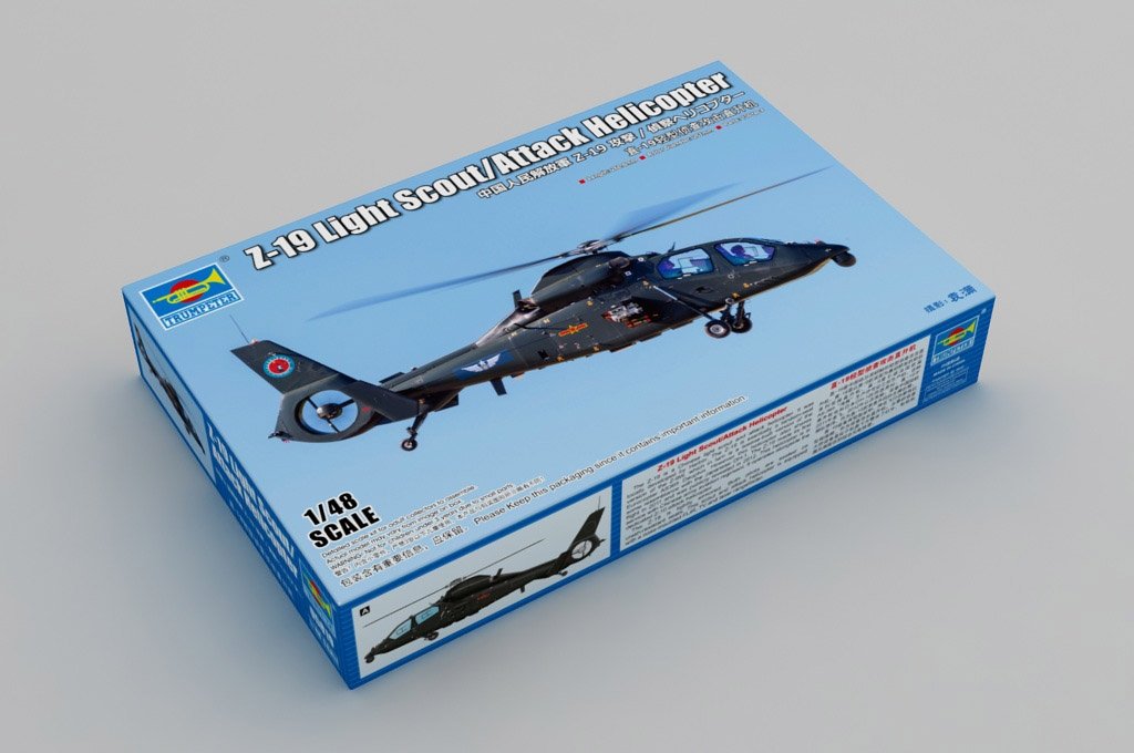 Trumpeter 05819 Z-19 Light Scout / Attack Helicopter 1/48 – zdjęcie 2