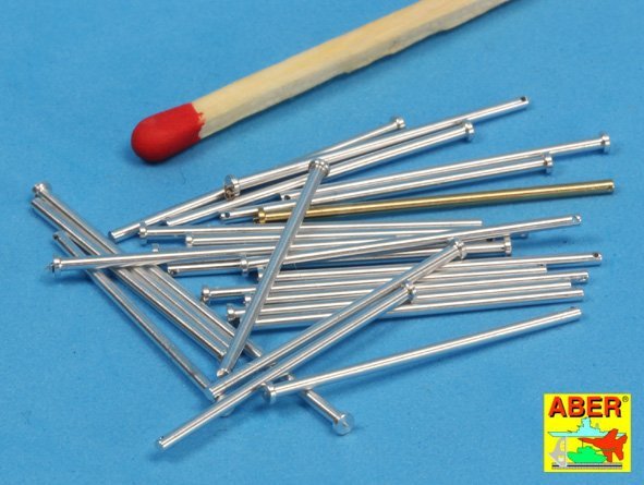 Aber 16068A Panzer IV track link pins x 25 pcs. 1/16 – zdjęcie 3