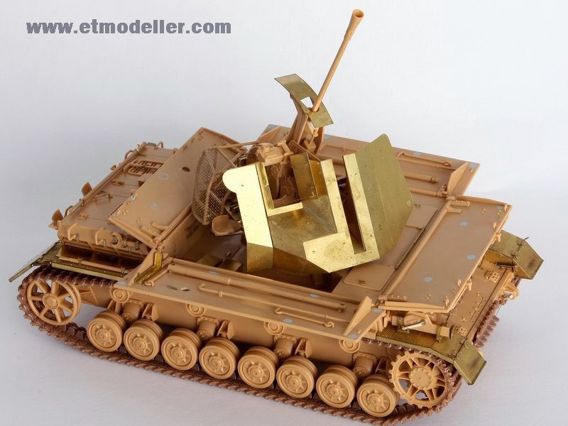 E.T. Model E35-004 WWII German Flakpanzer IV Möbelwagen (For TAMIYA 35237) 1/35 – zdjęcie 10