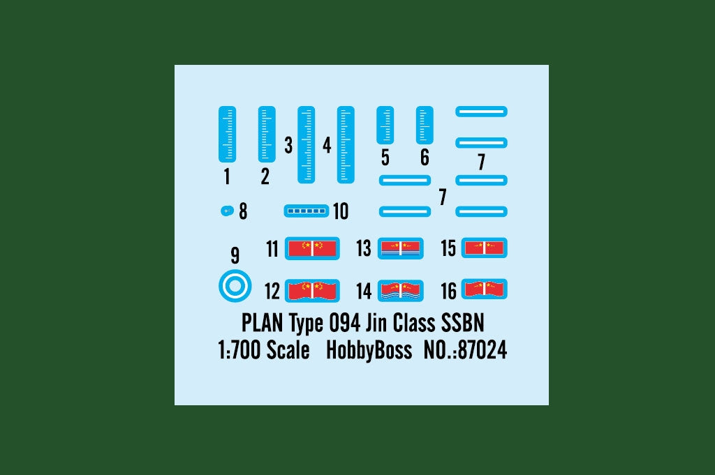 Hobby Boss 87025 PLAN Type 094A Jin Class SSBN 1/700 – zdjęcie 4