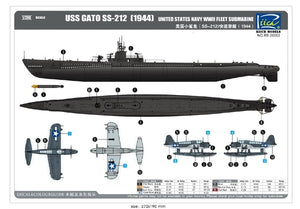 Riich Models 20002 USS Gato SS-212 1944 + OS2U Kingfisher 1/200 – zdjęcie 2