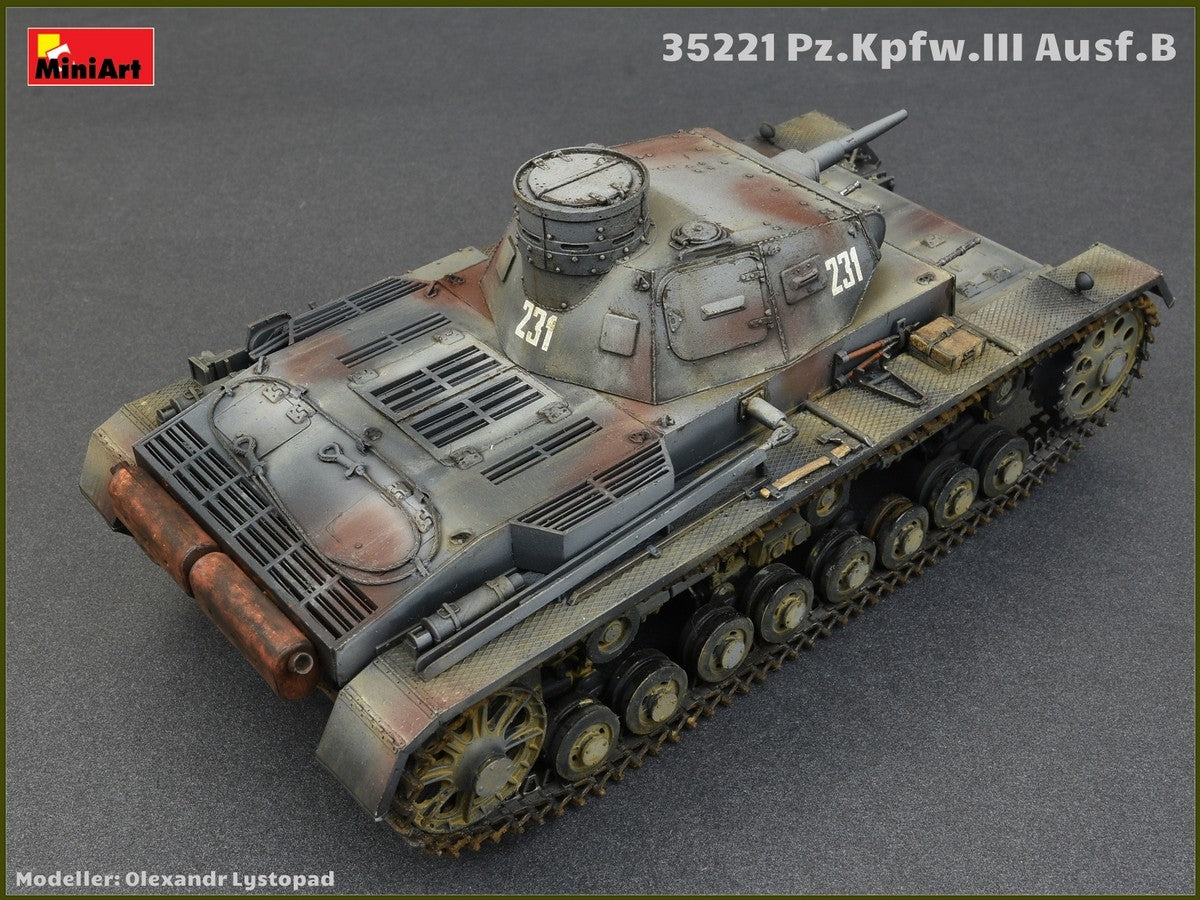 MiniArt 35221 Pz.Kpfw.III Ausf.B w/Crew 1/35 – zdjęcie 5