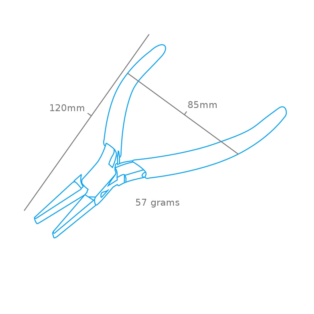Modelcraft PPL1151 Box Joint Flat Nose Smooth Pliers (115mm) – zdjęcie 2