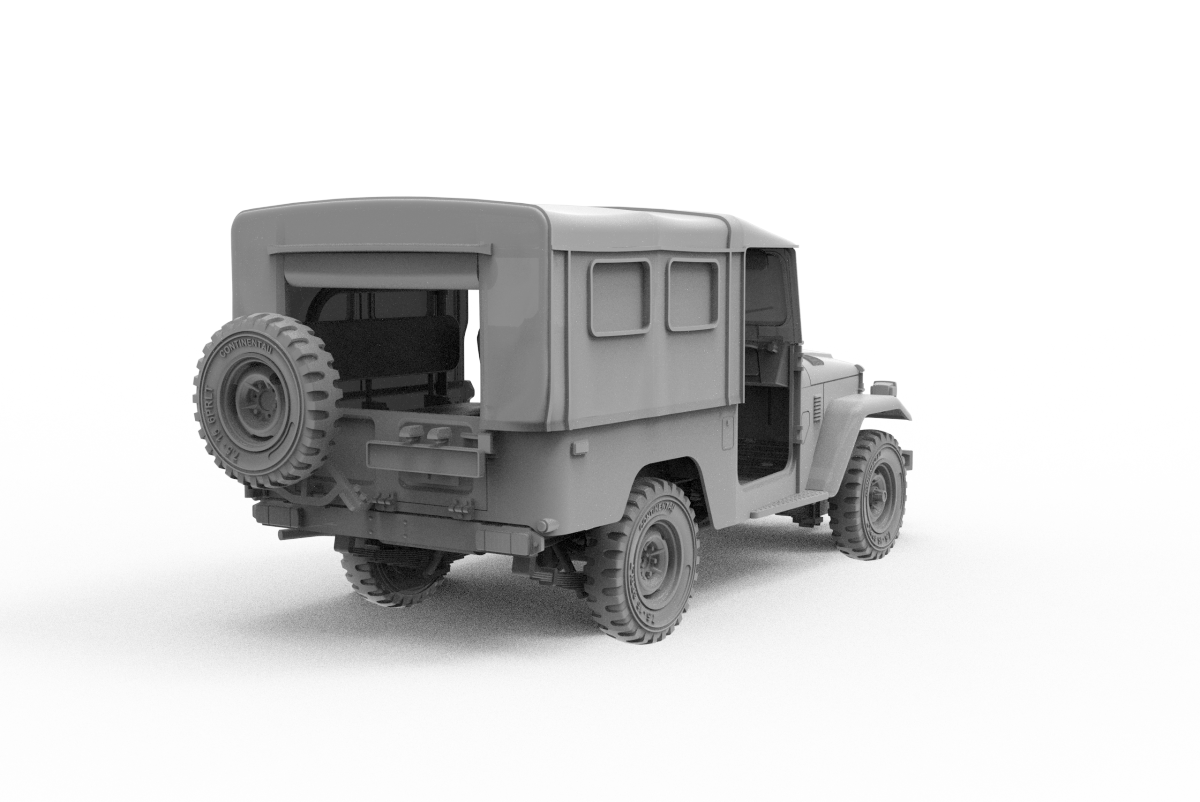 AK Interactive AK35004 FJ43 SUV WITH SOFT TOP IDF &amp;amp; LAF 1/35 – image 6