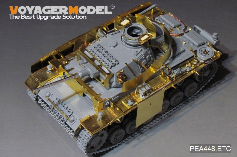 Voyager Model PEA448 WWII German Pz.Kpfw.III Ausf.M/N Additional Armour (For TAKOM) 1/35 – imagen 5