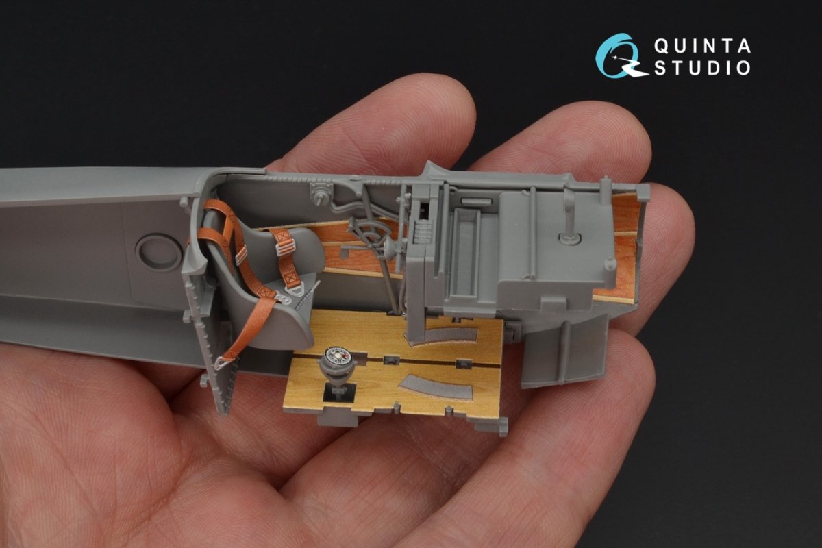 Quinta Studio QD32050 Fokker Dr.1 3D-Printed &amp;amp; coloured Interior on decal paper (for Meng kit) 1/32 – zdjęcie 4